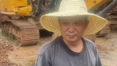 A Chinese miner came for his excavators