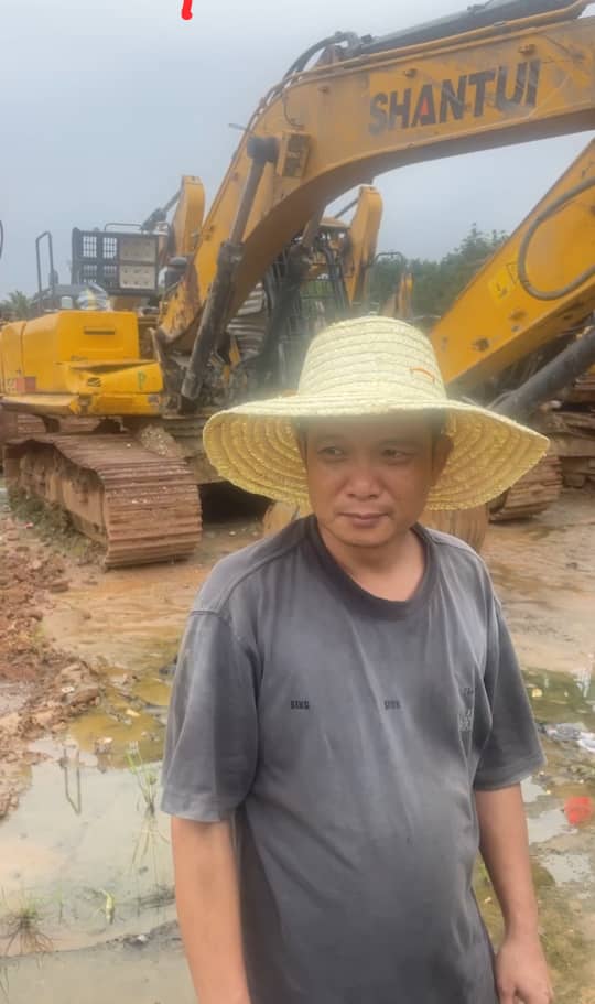 A Chinese miner came for his excavators
