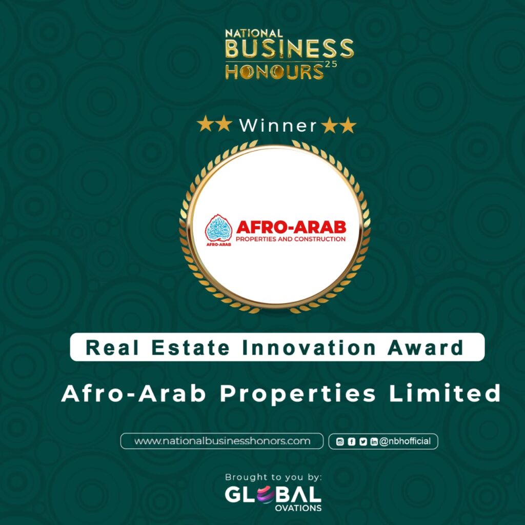 Ambassador Alhaji Salamu Amadu, Afro-Arab Properties Honoured at National Business Honours 2025