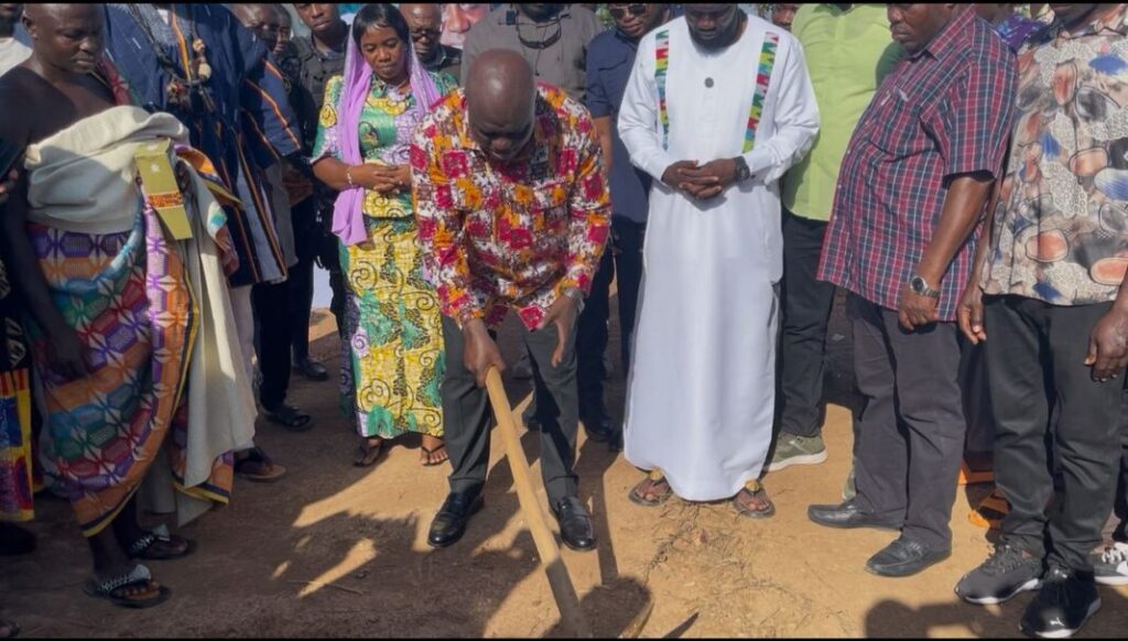 Agric Minister Cuts Sod for Tomato Factory in Agogo; Moves to Resolve Farmland Dispute Between Farmers and Forestry Commission