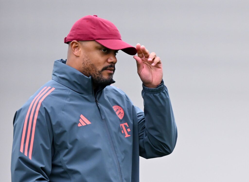 Bayern Munich coach Vincent Kompany