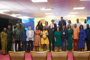 MobileMoney Fintech LTD and MTN leadership with some members of the Communications team in a pose after the event