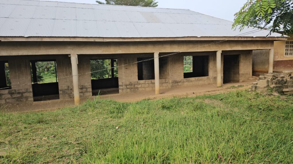 Affo-Toffey assures Nuba residents of speedy completion of kindergarten classroom block