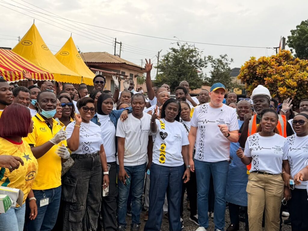MTN Ghana Employees Restore Hospital Beds at Maamobi General Hospital