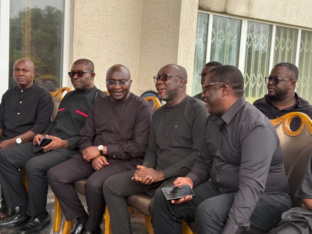 Dr. Kingsley Agyemang Joins Bawumia to Mourn Late NPP Aide and Console Former Regional Chairman