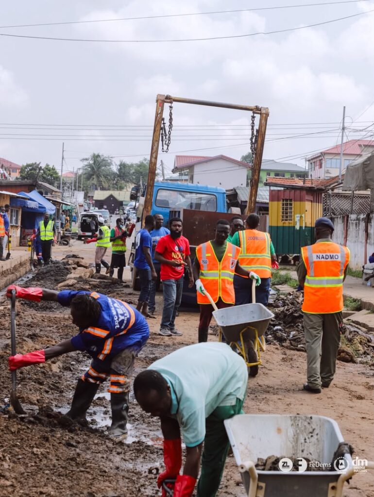 Zoomlion, NADMO, FeDEMS, DML & Partners Begin 3 Day Anti-Flood Clean in Accra