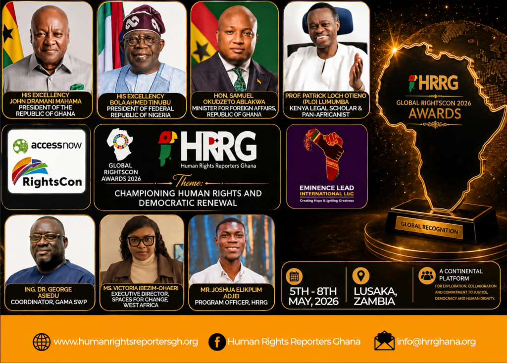 HRRG launches Global RightsCon Awards, honours Tinubu, Mahama, Access Now and others in Abuja