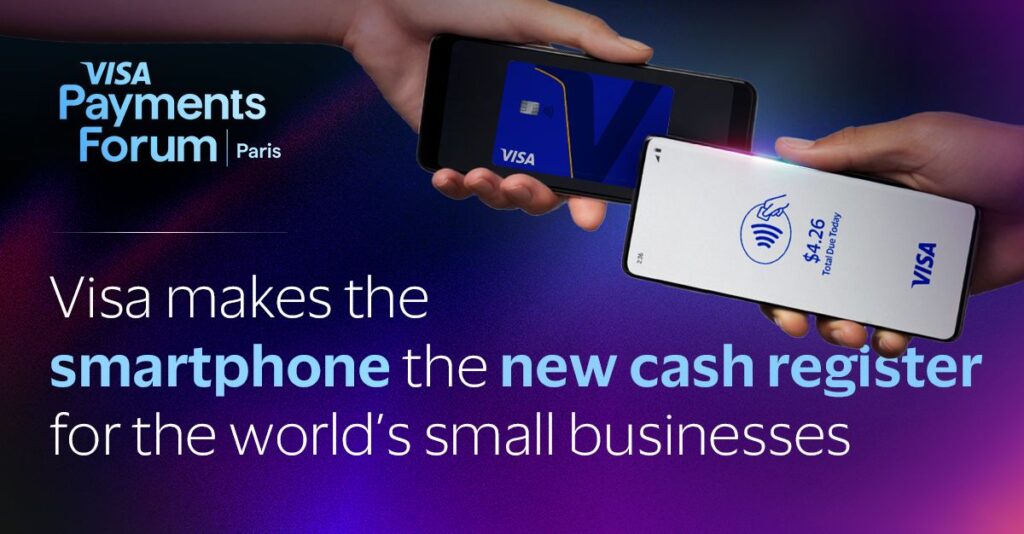 Visa makes the smartphone the new cash register for the world’s small businesses