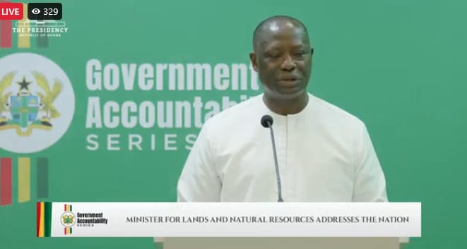Lands Minister Emmanuel Buah Reveals Major Achievements in Mid-Year Sector Review