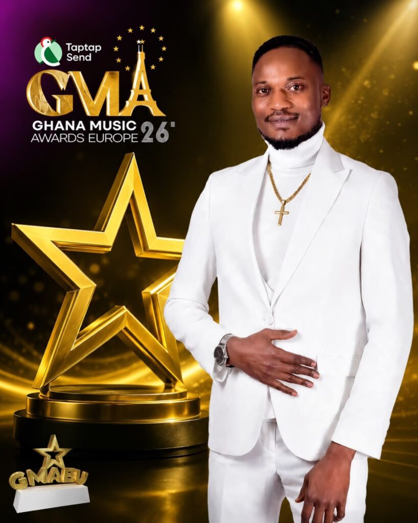 Daniel Jeddman Earns Four Major Nominations at Ghana Music Awards Europe 2026