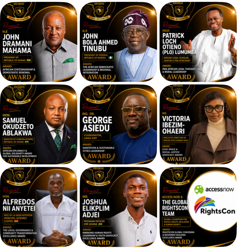 Honouring the first-ever recipients of the HRRG Global RightsCon Awards, now rebranded as the HRRG Global RightsShield Awards