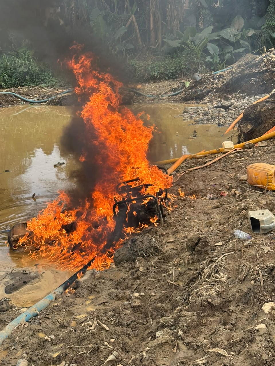 Birim River Rescue Mission: NAIMOS Begins Sustained Anti-Galamsey Operation
