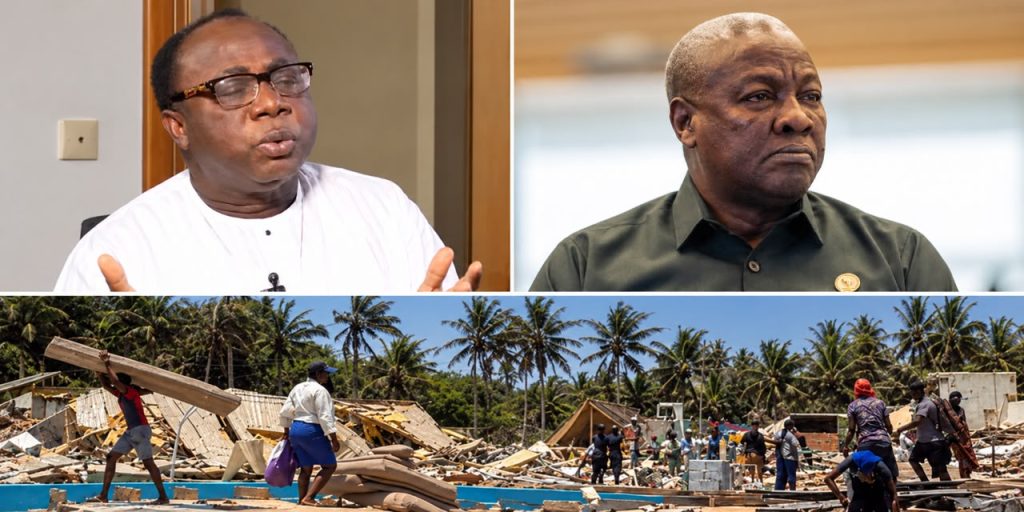 Freddie Blay Accuses Mahama Over Polo Beach Demolition