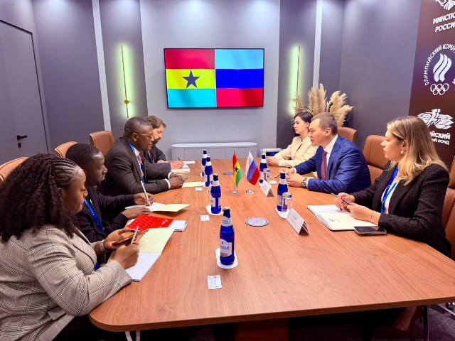 Ghana, Russia Explore Sports Partnership to Boost Athlete Development