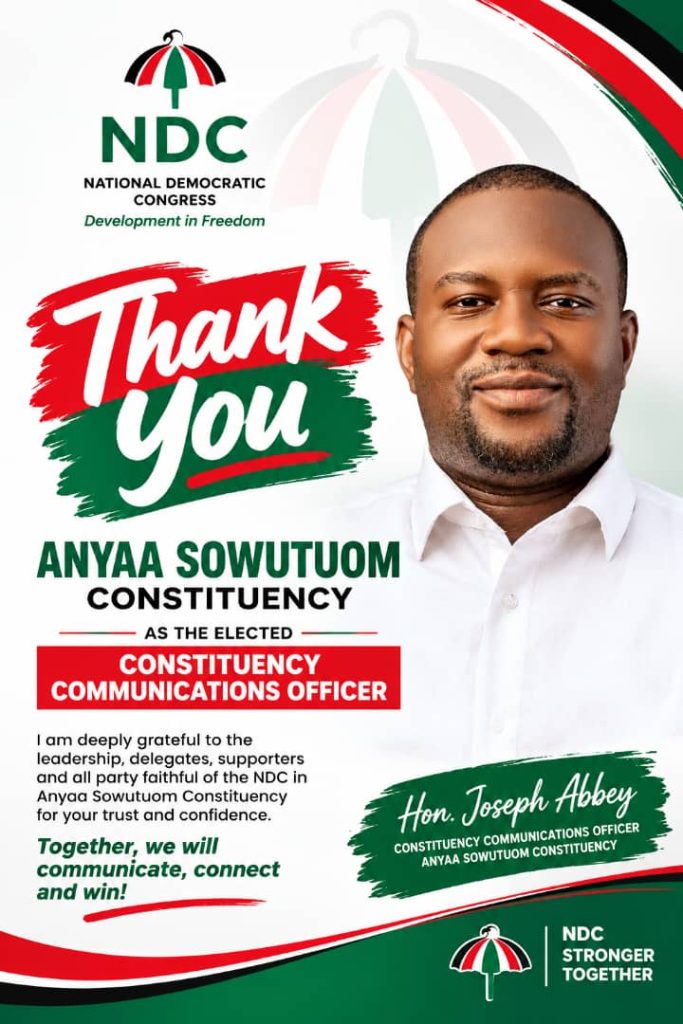 Joseph Abbey, Salma Abdullah emerge as Anyaa-Sowutuom NDC communication officers