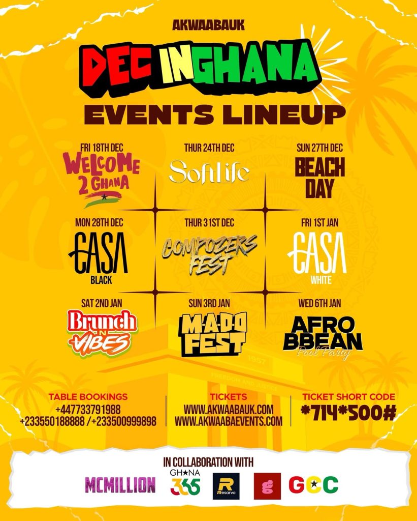 Akwaaba UK Unveils December in Ghana 2026 Events Lineup