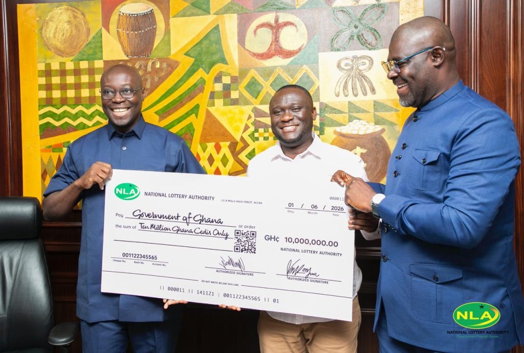 NLA Pays GH¢10 Million Dividend to Boost National Revenue