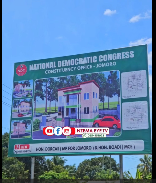 Jomoro leadership unites to construct a party office at the municipal capital.